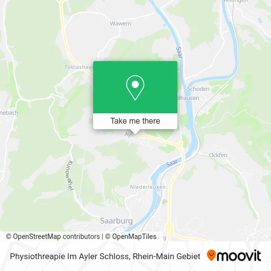 Карта Physiothreapie Im Ayler Schloss