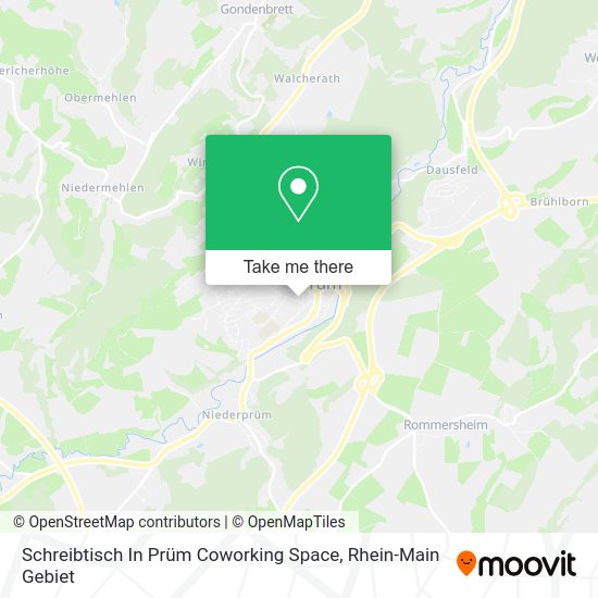 Карта Schreibtisch In Prüm Coworking Space