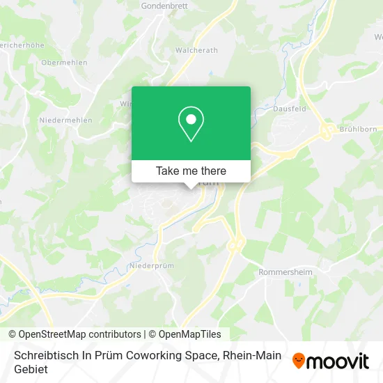 Карта Schreibtisch In Prüm Coworking Space