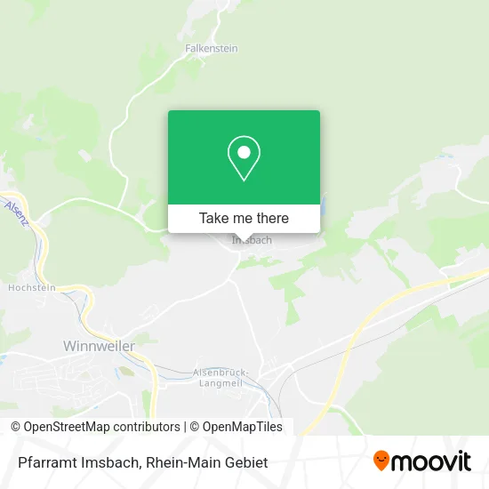 Pfarramt Imsbach map