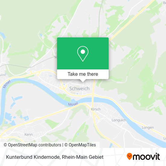 Карта Kunterbund Kindemode