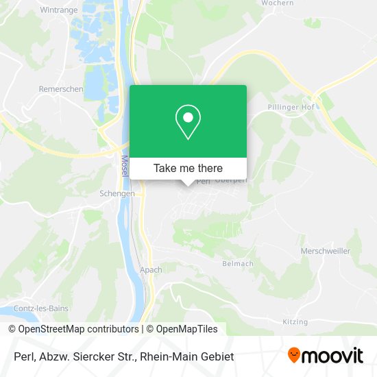 Perl, Abzw. Siercker Str. map