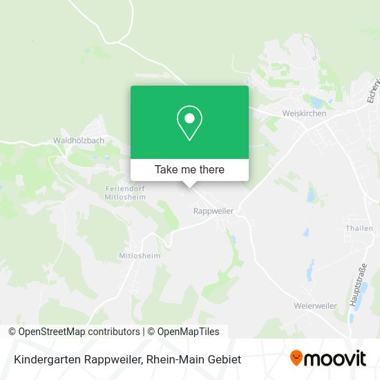 Карта Kindergarten Rappweiler