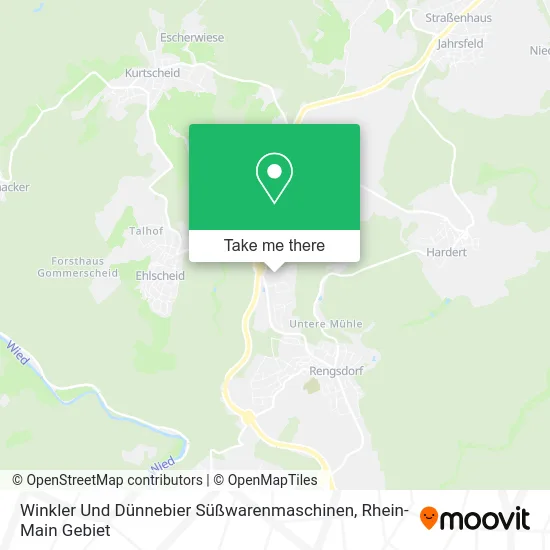Карта Winkler Und Dünnebier Süßwarenmaschinen