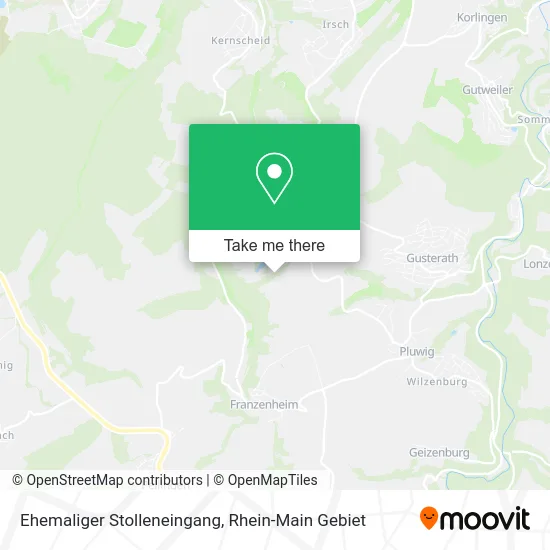 Карта Ehemaliger Stolleneingang