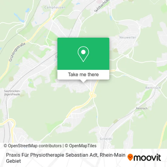 Карта Praxis Für Physiotherapie Sebastian Adt