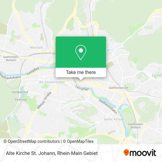 Карта Alte Kirche St. Johann