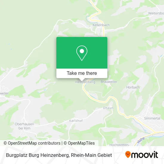 Карта Burgplatz Burg Heinzenberg