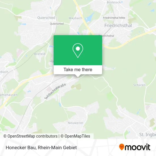Honecker Bau map
