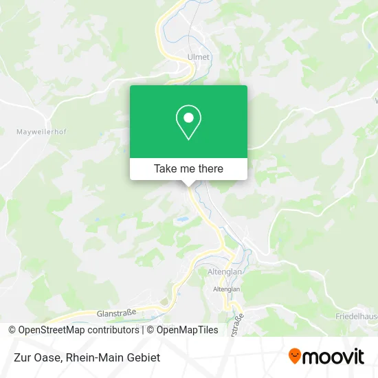 Карта Zur Oase