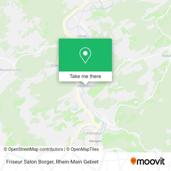 Карта Friseur Salon Borger