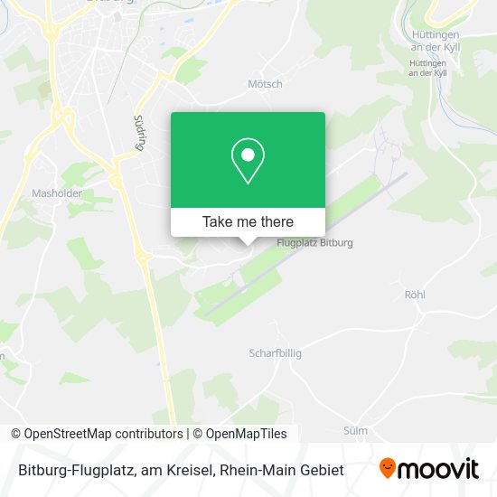 Карта Bitburg-Flugplatz, am Kreisel