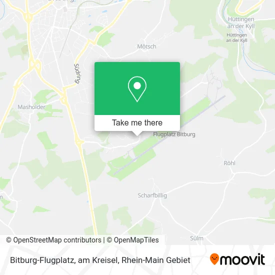 Карта Bitburg-Flugplatz, am Kreisel