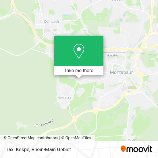 Карта Taxi Kespe