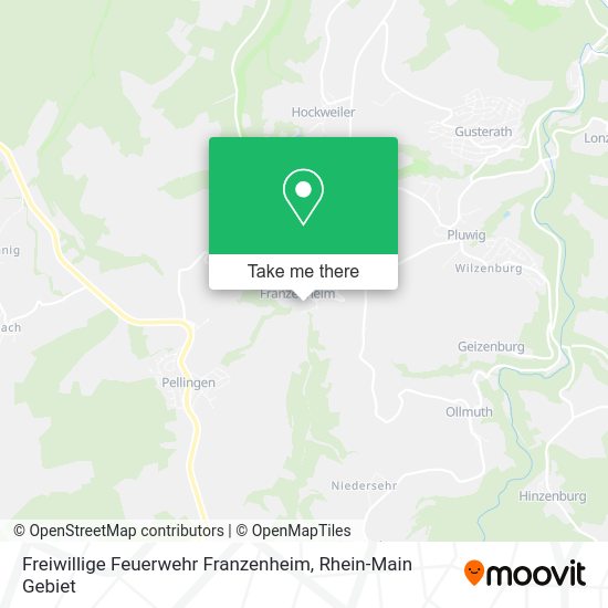 Карта Freiwillige Feuerwehr Franzenheim