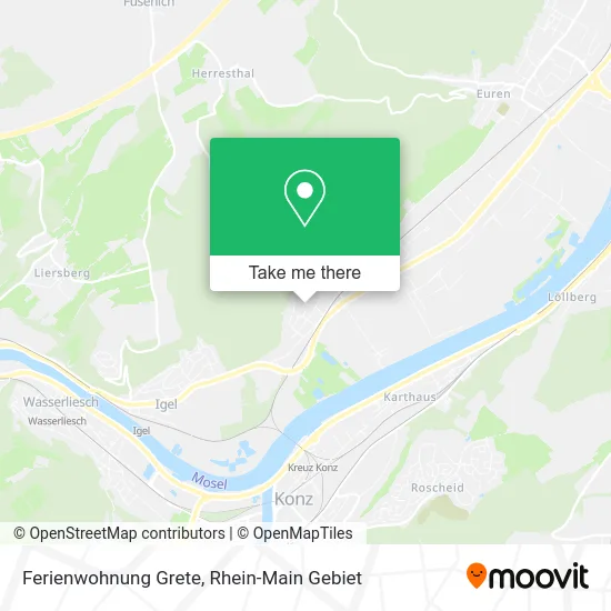 Карта Ferienwohnung Grete