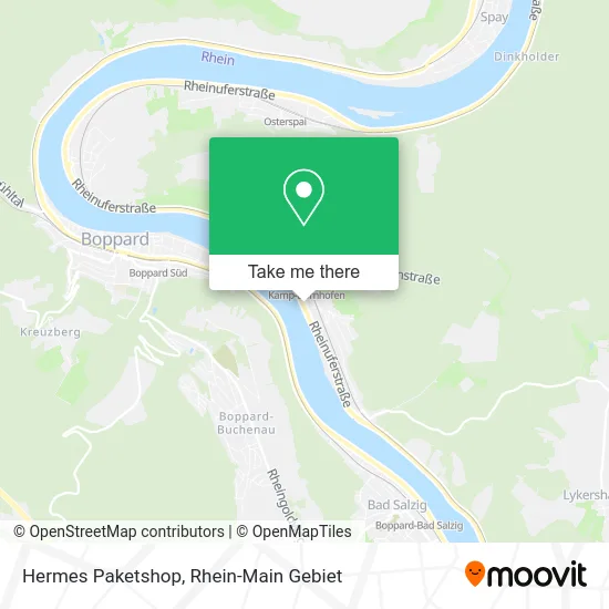 Карта Hermes Paketshop