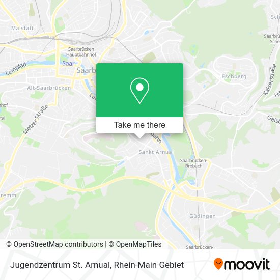 Карта Jugendzentrum St. Arnual