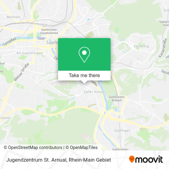 Карта Jugendzentrum St. Arnual