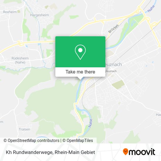 Карта Kh Rundwanderwege