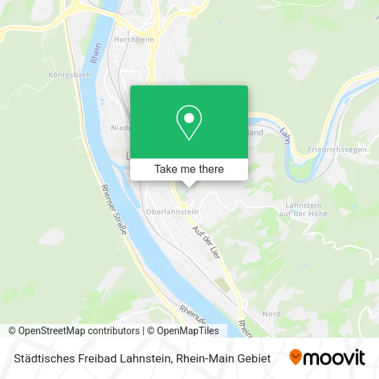 Карта Städtisches Freibad Lahnstein