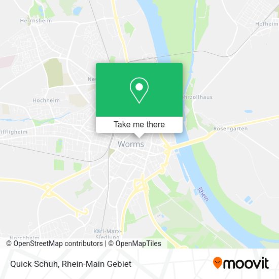 Карта Quick Schuh