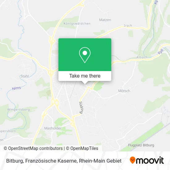 Карта Bitburg, Französische Kaserne