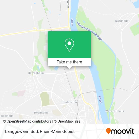 Карта Langgewann Süd