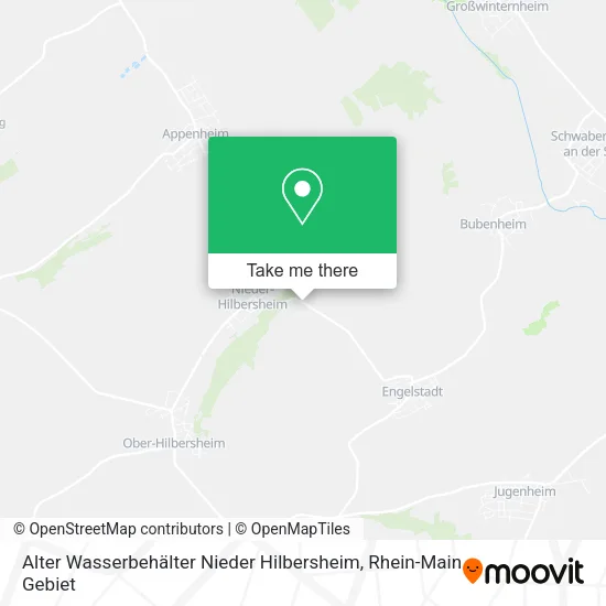 Карта Alter Wasserbehälter Nieder Hilbersheim