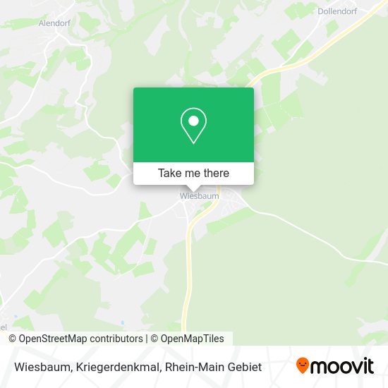 Карта Wiesbaum, Kriegerdenkmal