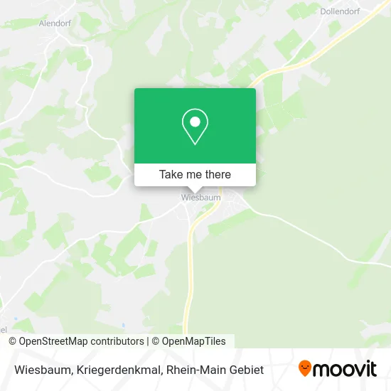 Карта Wiesbaum, Kriegerdenkmal