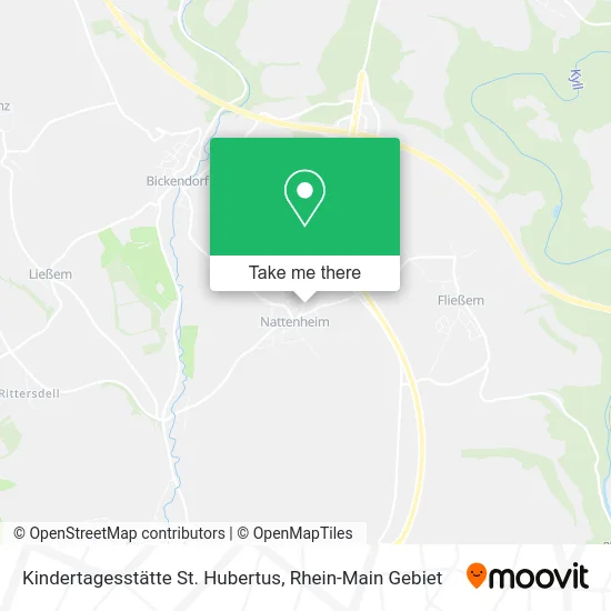 Карта Kindertagesstätte St. Hubertus