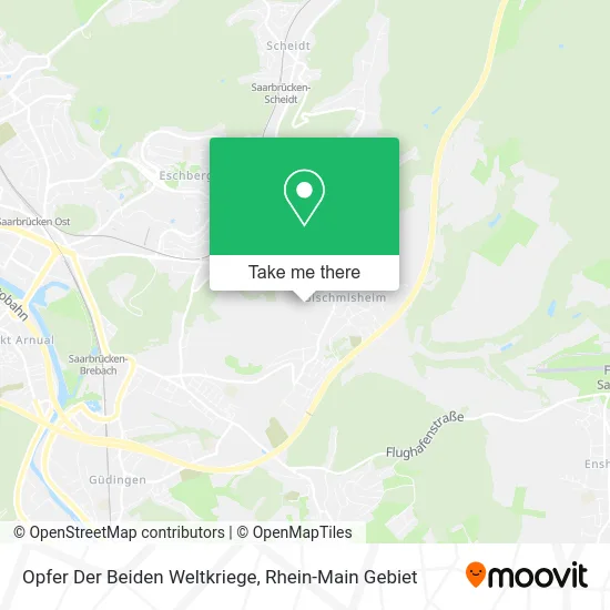 Карта Opfer Der Beiden Weltkriege