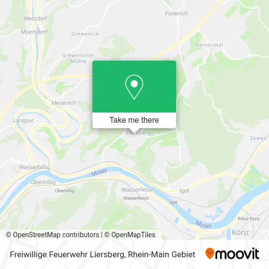 Карта Freiwillige Feuerwehr Liersberg
