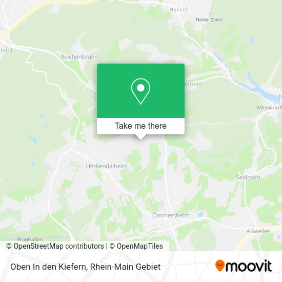 Карта Oben In den Kiefern