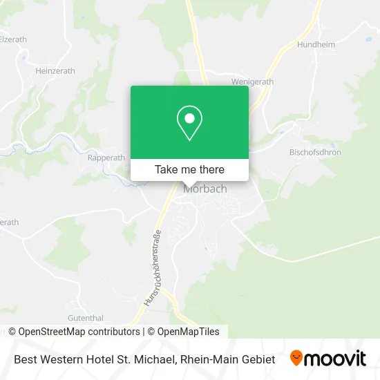 Карта Best Western Hotel St. Michael