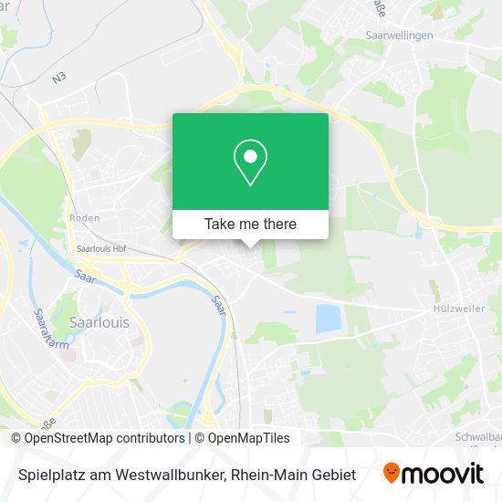Карта Spielplatz am Westwallbunker