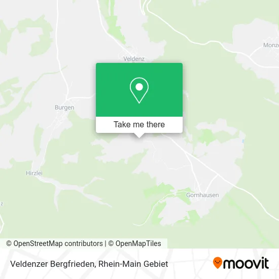 Карта Veldenzer Bergfrieden