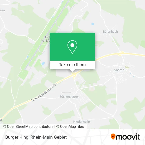 Карта Burger King