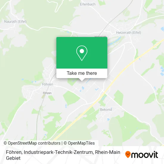 Карта Föhren, Industriepark-Technik-Zentrum