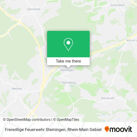 Карта Freiwillige Feuerwehr Steiningen