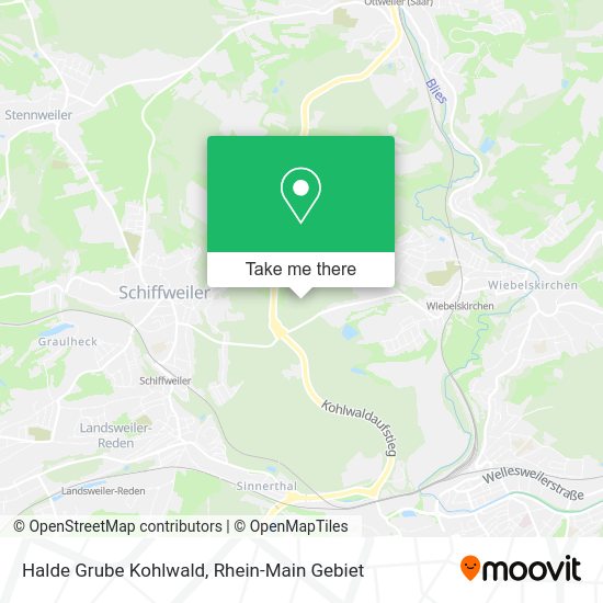Карта Halde Grube Kohlwald