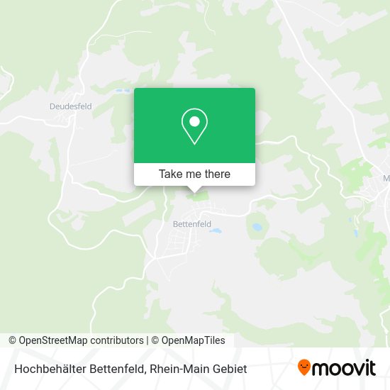 Карта Hochbehälter Bettenfeld