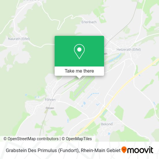 Grabstein Des Primulus (Fundort) map