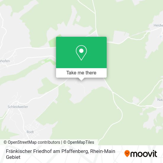 Карта Fränkischer Friedhof am Pfaffenberg