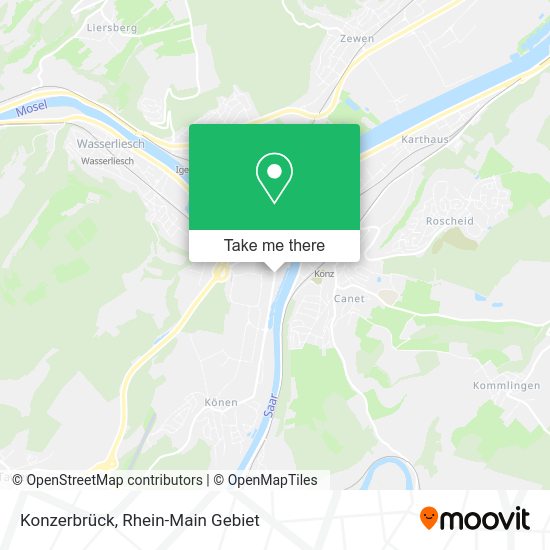 Карта Konzerbrück