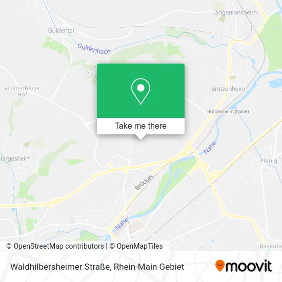 Карта Waldhilbersheimer Straße