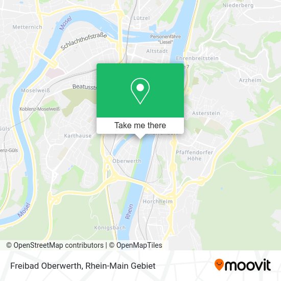 Карта Freibad Oberwerth