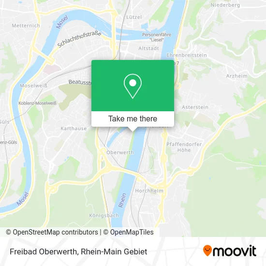 Карта Freibad Oberwerth