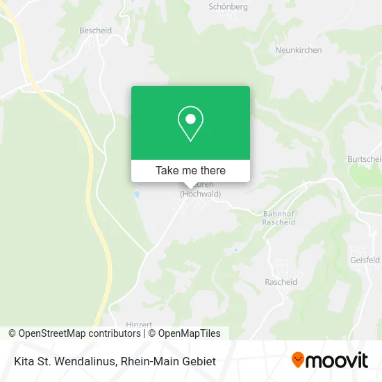 Карта Kita St. Wendalinus